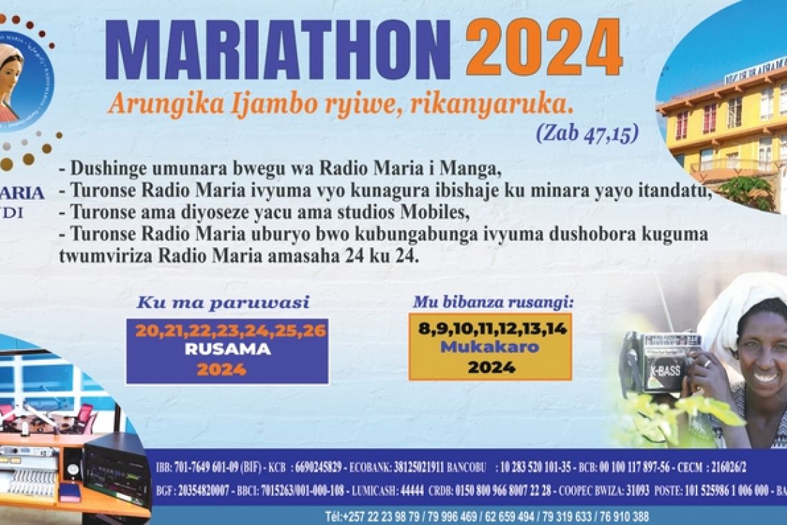 RADIO MARIA BURUNDI, MARIATHON 2024